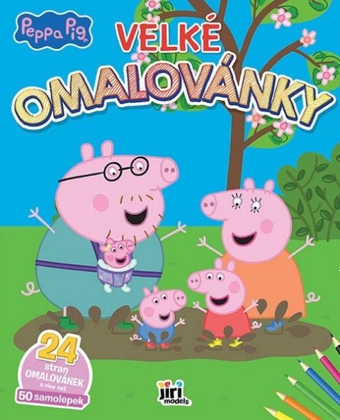 -: Velké omalovánky Prasátko Peppa