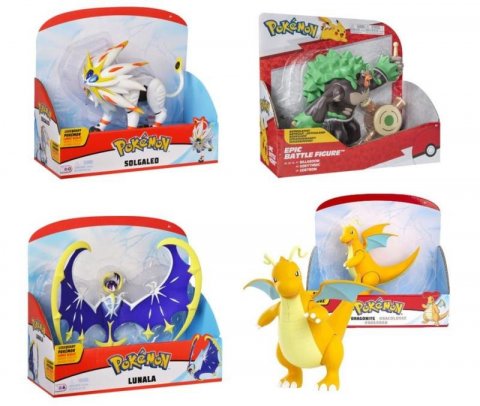 neuveden: Pokémon Epic Battle figurky W4 - mix motivů