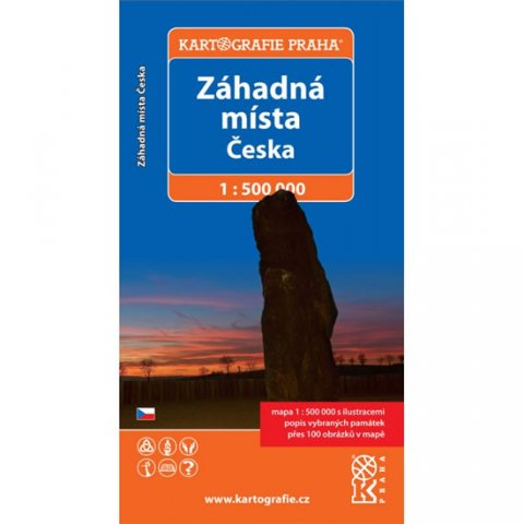 neuveden: Záhadná místa Česka/1:500 tis. neuveden: Záhadná místa Česka/1:500 tis.