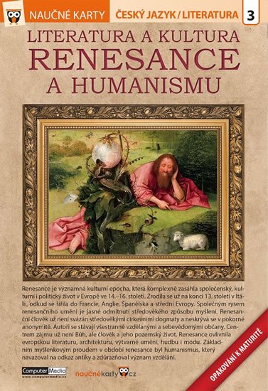 neuveden: Literatura a kultura renesance a humanismu - Naučné karty neuveden: Literatura a kultura renesance a humanismu - Naučné karty