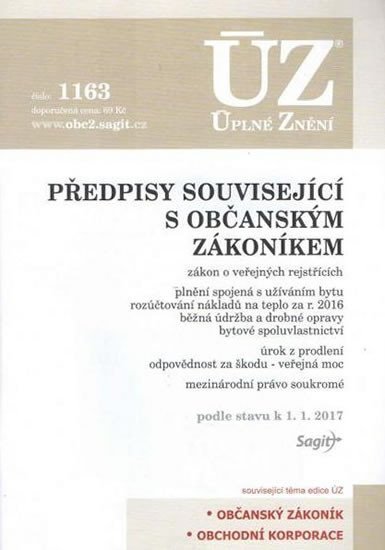 neuveden: ÚZ 1163 Předpisy související s OZ 2017