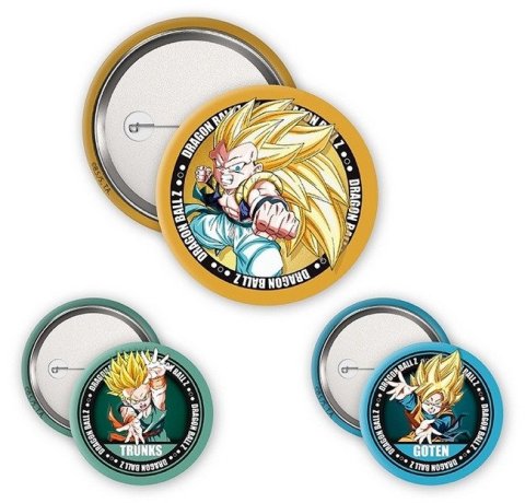 -: Dragon Ball Set odznáčků Trunks, Goten  Gotrunks