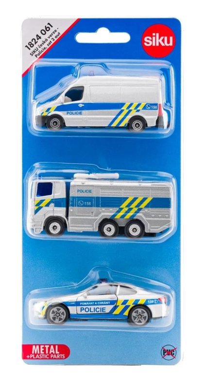 neuveden: SIKU Set policejní sada 3 aut