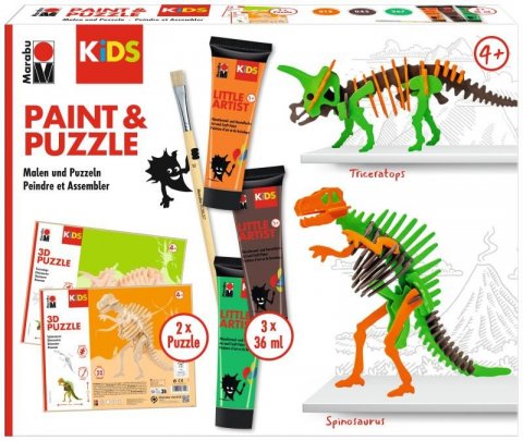 neuveden: Marabu KiDS Little Artist PaintPuzzle - Dino
