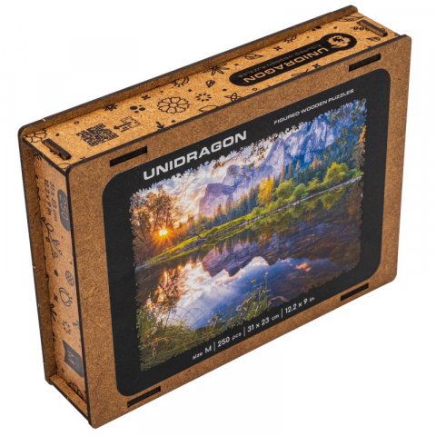 neuveden: Unidragon dřevěné puzzle - Jezero velikost M neuveden: Unidragon dřevěné puzzle - Jezero velikost M