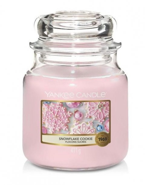 neuveden: YANKEE CANDLE Snowflake Cookie svíčka 411g
