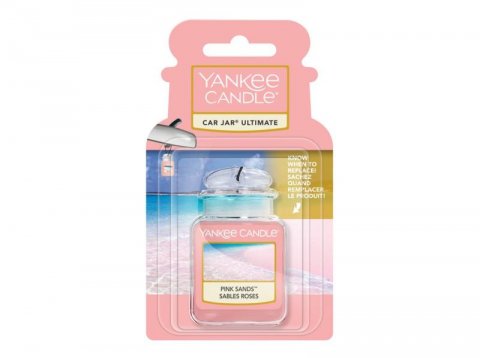 neuveden: YANKEE CANDLE Pink Sands vůně do auta visačka gelová