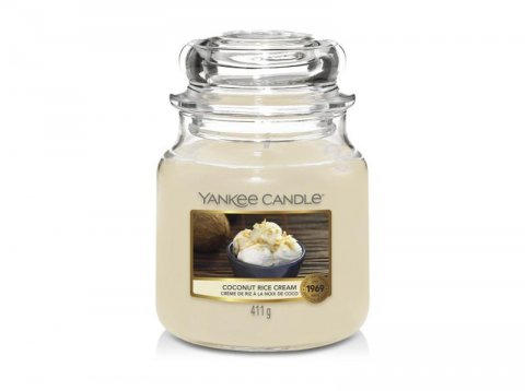 neuveden: YANKEE CANDLE Coconut Rice Cream svíčka 411g