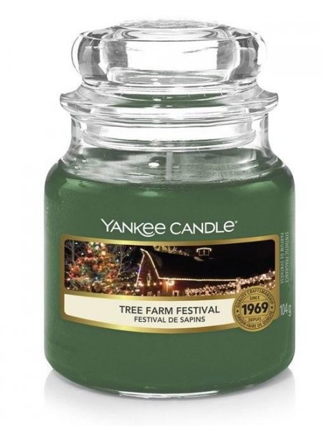 neuveden: YANKEE CANDLE Tree Farm Festival svíčka 104g
