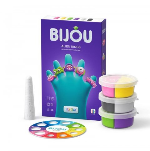 neuveden: Hey Clay Bijou kreativní sada - Prstýnky