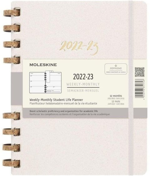 neuveden: Moleskine Plánovací zápisník béžový XL, spirála