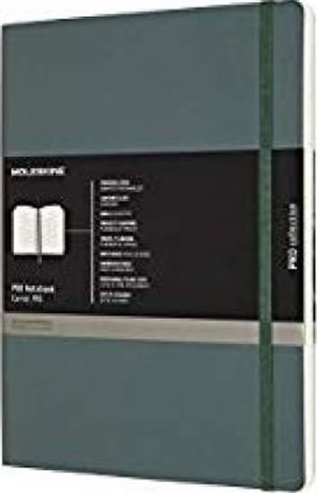 neuveden: Zápisník Moleskine Professional - měkké desky, XL - tm. zelený