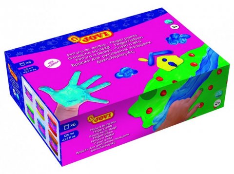 neuveden: JOVI prstové barvy 6x125ml