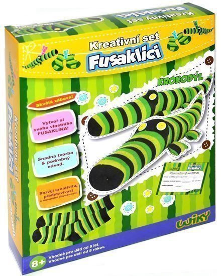 neuveden: Kreativní set Fusaklíci - Krokodýl