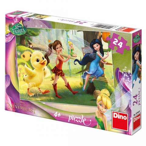 neuveden: Fairies a kuřátko - puzzle 24 dílků