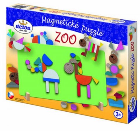 neuveden: Magnetické puzzle ZOO v krabici