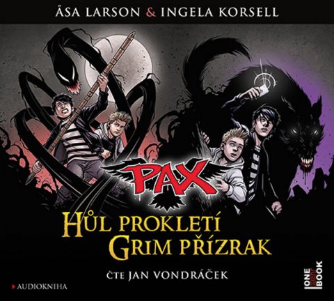 Larssonová Asa: Pax 1 & 2 Hůl prokletí & Grim přízrak - CDmp3 (Čte Jan Vondráček)