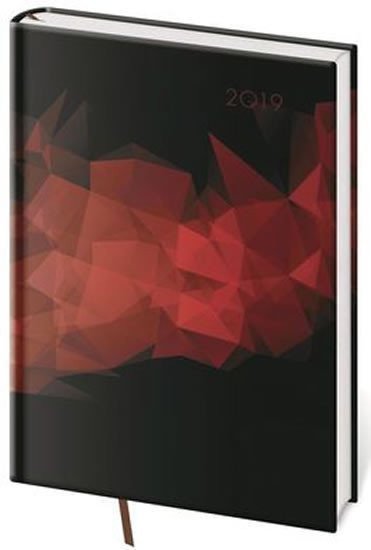 neuveden: Diář 2019 - Vario/denní A5/Black