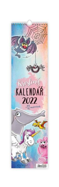 Andělová Romana: Kalendář nástěnný 2022 - Kreslený kalendář