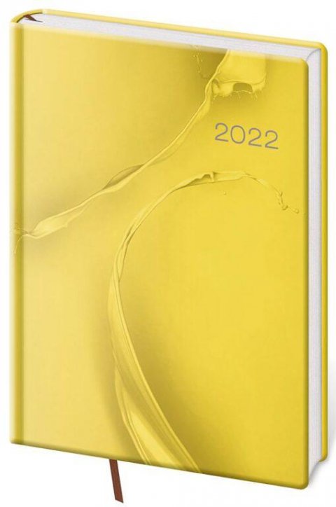 neuveden: Diář 2022 Vario - Yelow design, denní, A5