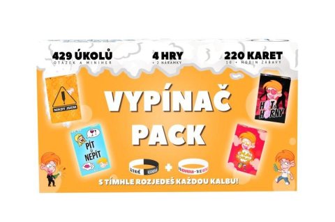 Batelka David: Vypínač PACK - Karetní párty set