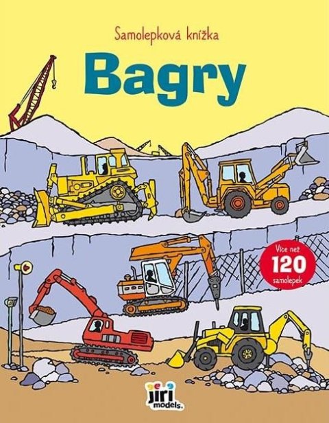 neuveden: Samolepková knížka Bagry