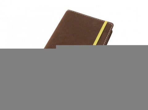 neuveden: Kožený obal na diář Moleskine S 14 x 9 cm - kůže hnědá Nubuk