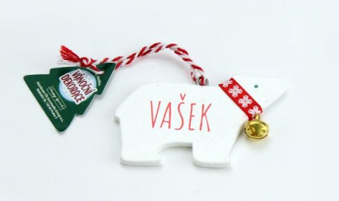 neuveden: Vánoční dekorace lední medvěd VAŠEK neuveden: Vánoční dekorace lední medvěd VAŠEK