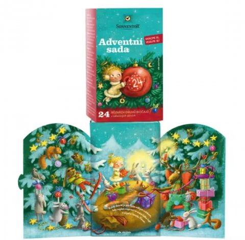 neuveden: Sonnentor - Adventní sada bio čajů porcovaných 37,5g