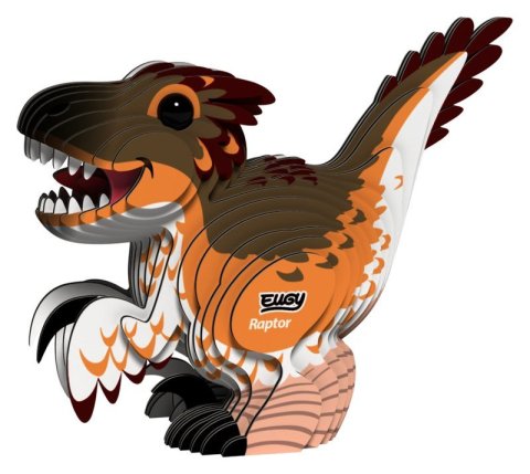 : EUGY 3D kartonová skládačka - Velociraptor
