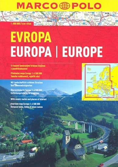 neuveden: Evropa 1:800T autoatlas MP neuveden: Evropa 1:800T autoatlas MP