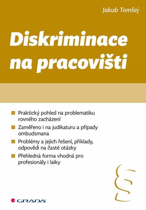 Tomšej Jakub: Diskriminace na pracovišti