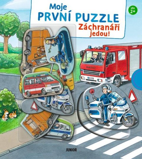 neuveden: Moje první puzzle Záchranáři jedou! - Hledej, skládej a bav se s vozidly