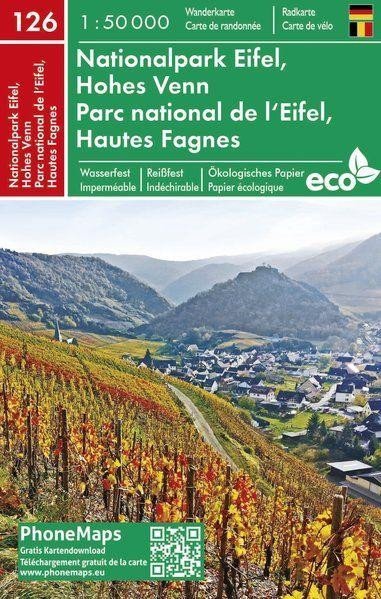 neuveden: PMG 126 Nationalpark Eifel, Hohes Venn 1:50 000