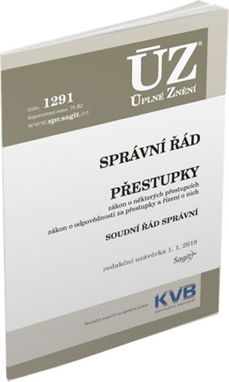 neuveden: ÚZ 1291 Správní řád, Soudní řád správní, Přestupky