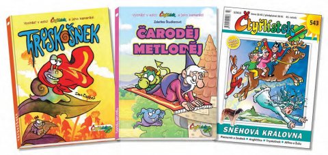 kolektiv autorů: Vánoce se Čtyřlístkem - komplet 2 knihy + časopis