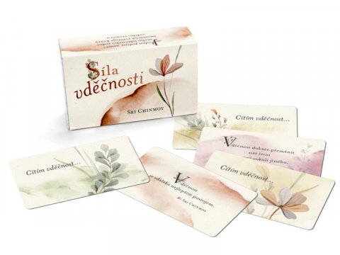 Chinmoy Sri: Síla vděčnosti - karty Chinmoy Sri: Síla vděčnosti - karty