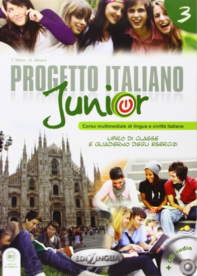 Marin Telis: Progetto Italiano Junior 3 Libro di classe e Quaderno degli esercizi + CD A