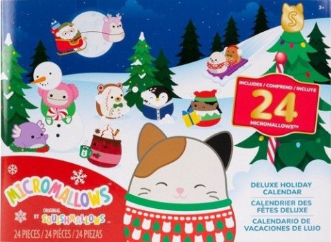 neuveden: Squishmallows Micromallows Adventní kalendář - 24 ks