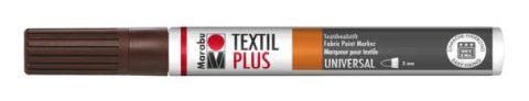 neuveden: Marabu Popisovač na tmavý textil/hnědý 3 mm neuveden: Marabu Popisovač na tmavý textil/hnědý 3 mm