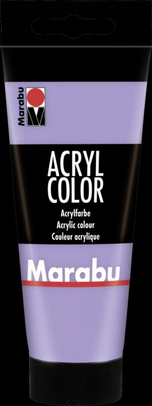 neuveden: Marabu Acryl Color akrylová barva - levandule 100 ml