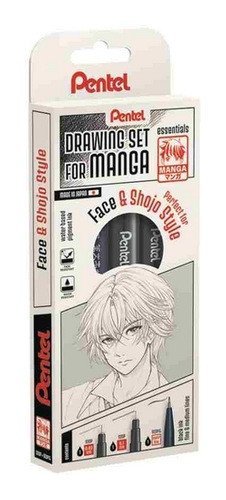 : Sada popisovačů pro MANGA Pentel Face&Shojo Style