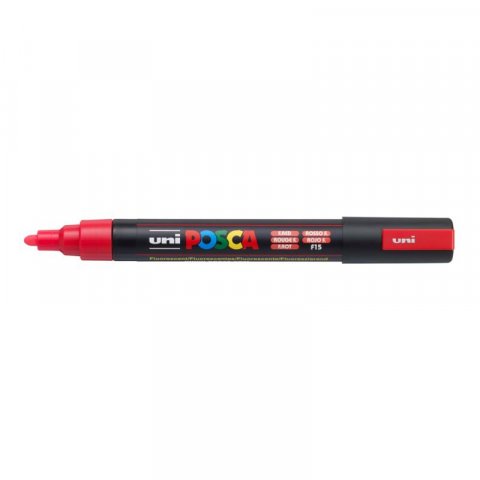 neuveden: POSCA akrylový popisovač fluo červený 2,5 mm
