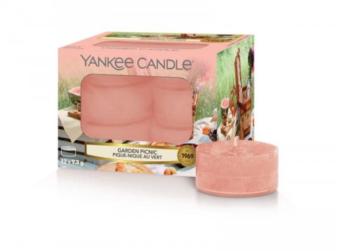 neuveden: YANKEE CANDLE Garden Picnic svíčka 9,8g čajová 12ks