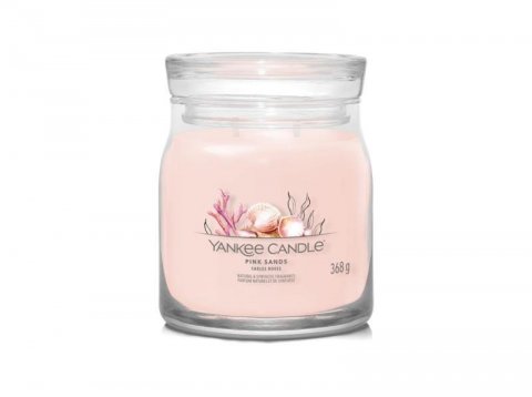 neuveden: YANKEE CANDLE Pink Sands svíčka 368g / 2 knoty (Signature střední)