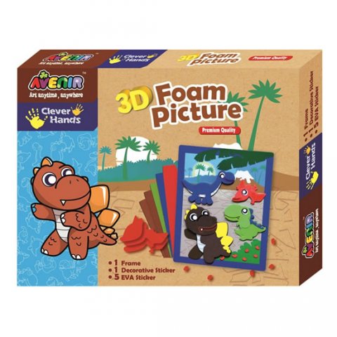 neuveden: Pěnové 3D obrázky - Dinosaurus