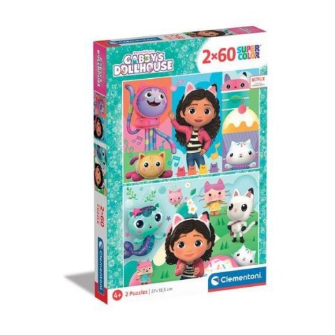 neuveden: Puzzle Gábinin kouzelný domek 2x60 dílků