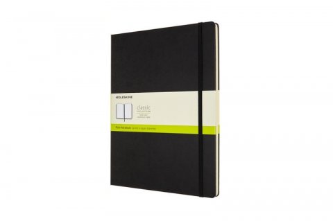 neuveden: Moleskine Zápisník černý XXL, tvrdý, čistý