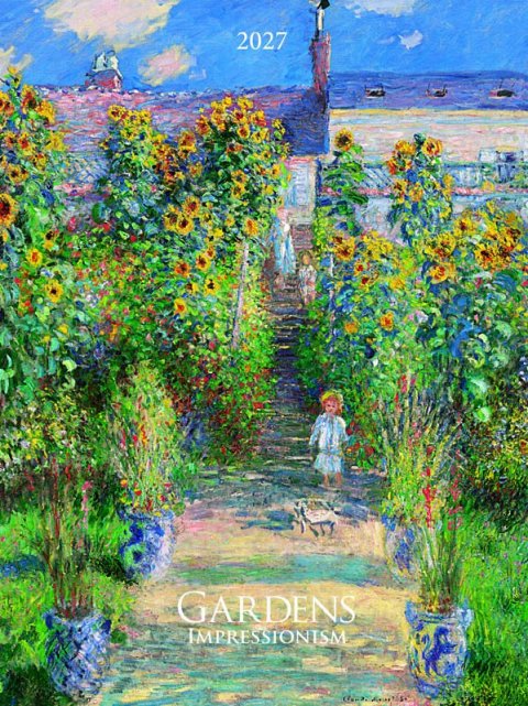 : Kalendář 2027 nástěnný: GARDENS IMPRESSIONISM
