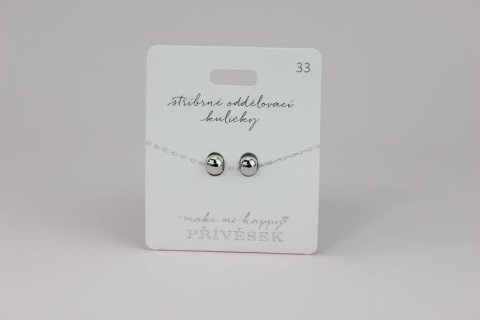 neuveden: Přívěsek MAKE ME HAPPY Stříbrné oddělovací kuličky neuveden: Přívěsek MAKE ME HAPPY Stříbrné oddělovací kuličky